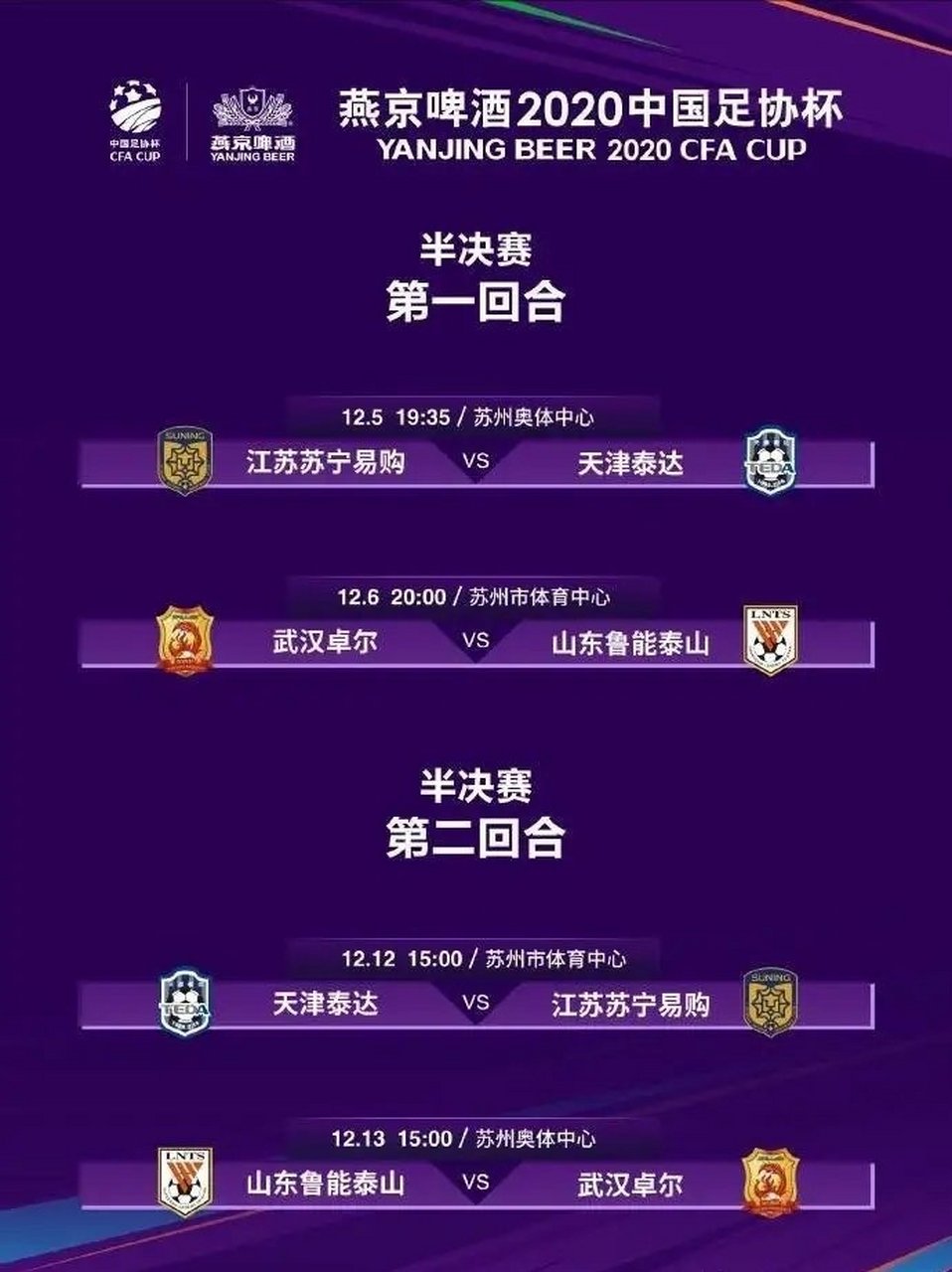 鲁能对阵苏宁，谁能笑到最后